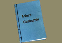 handgeschpftes, blau
